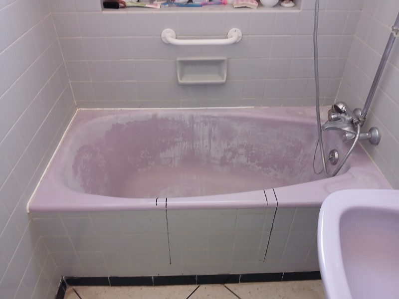 ouverture de baignoire en fonte